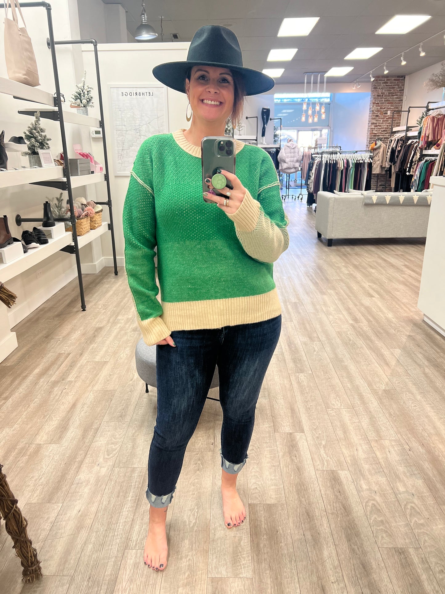 Lydia Sweater in Clover