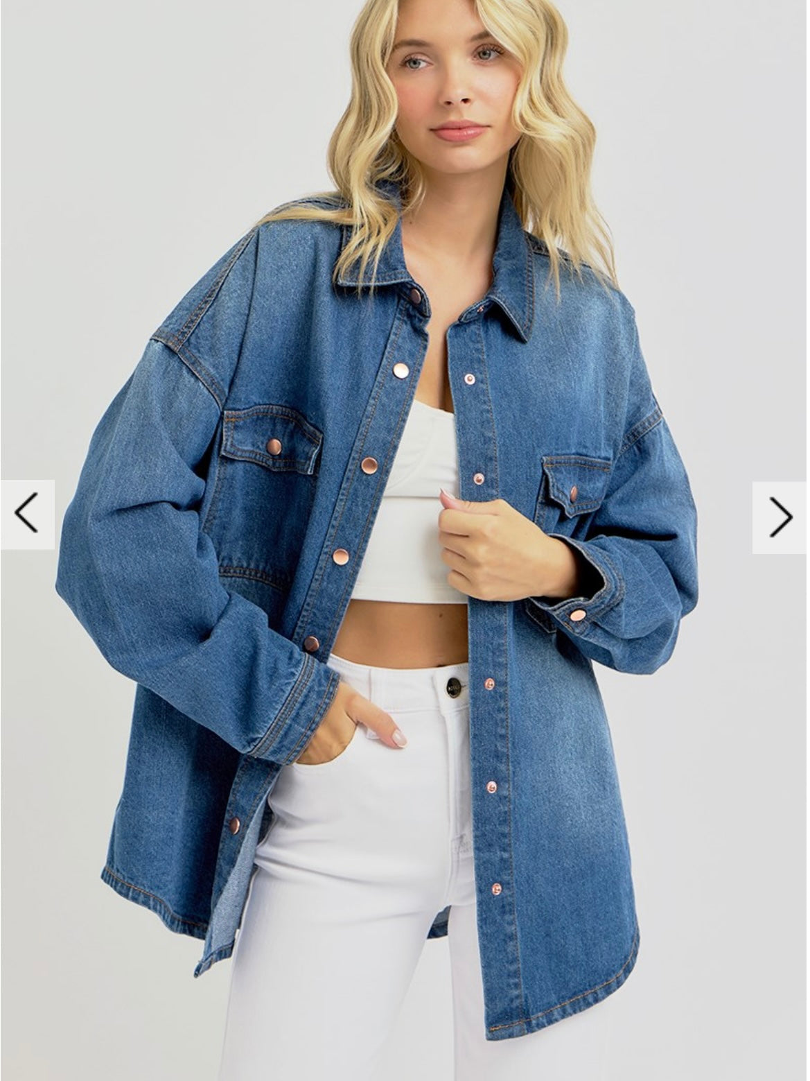 Oversized Shirt Jacket