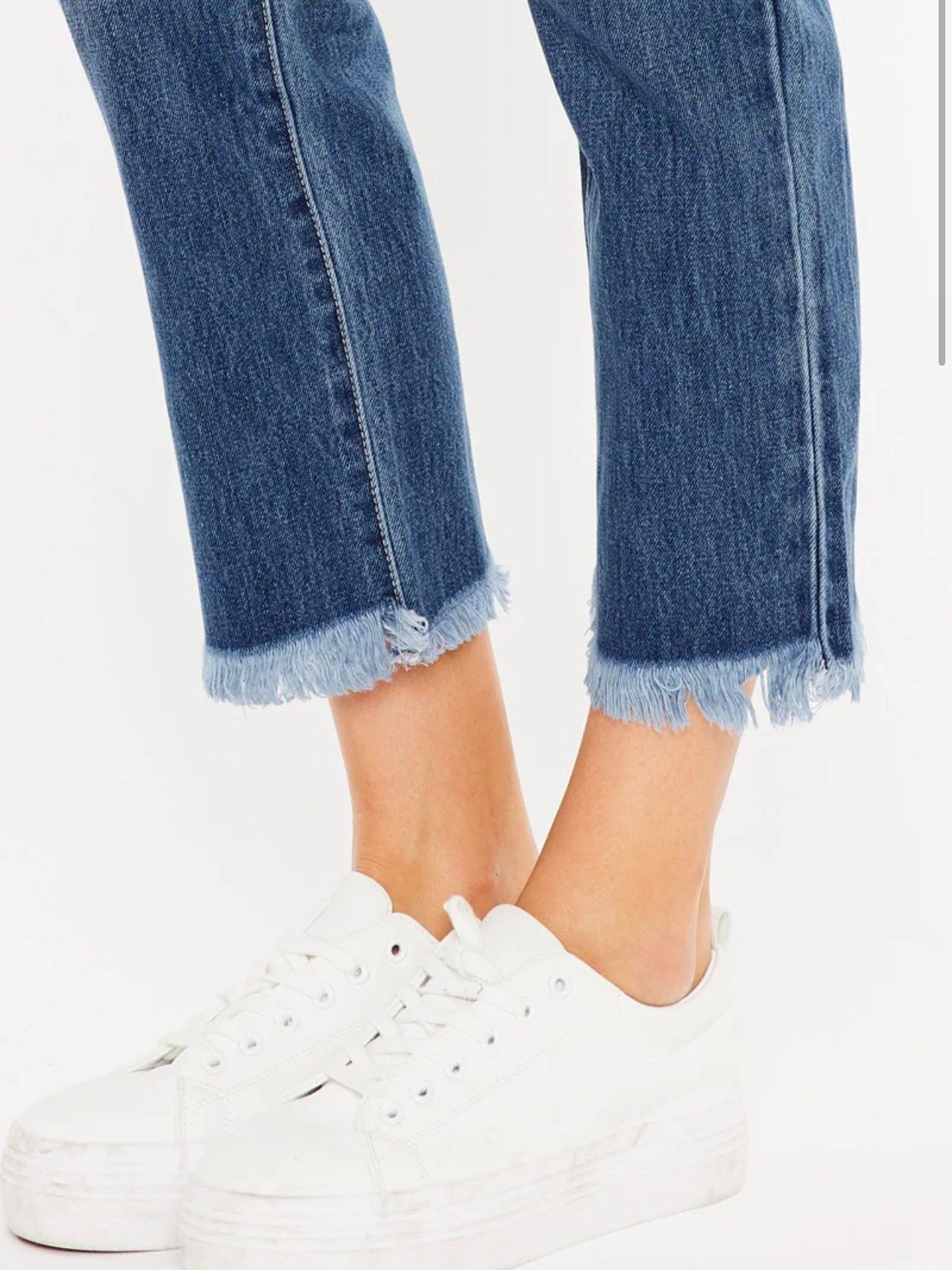 The Taurus High Rise Straight Leg Jeans