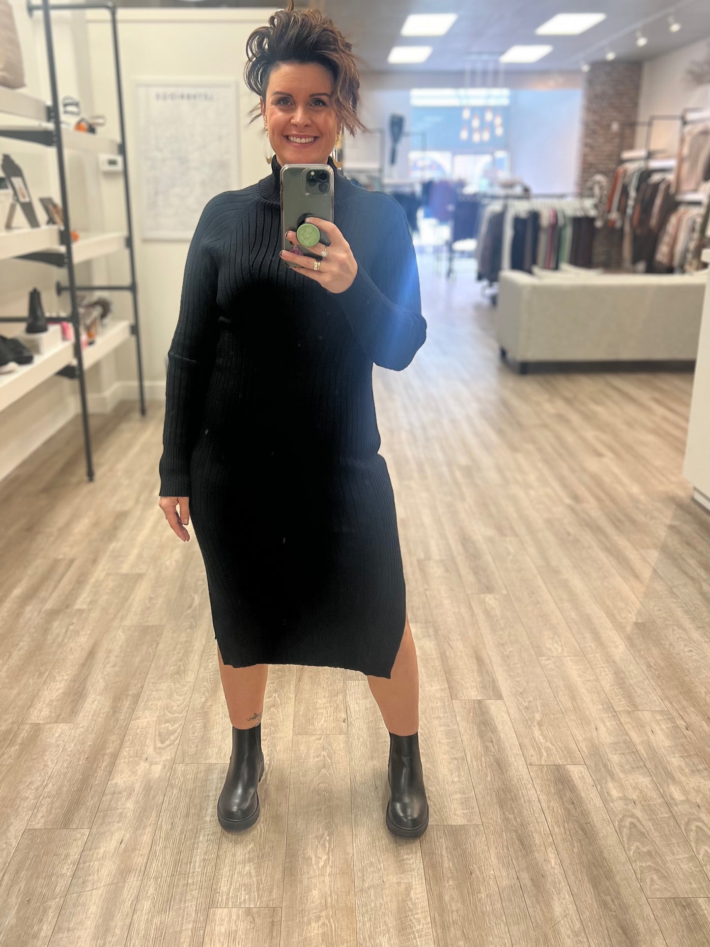 Black Sweater Dress