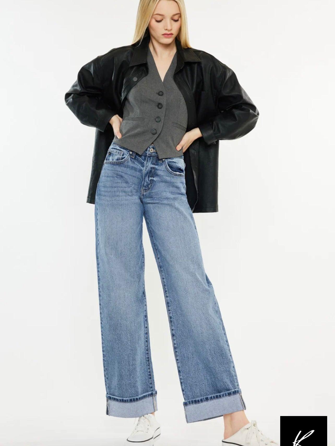 The Kolbie High Rise Wide Leg Flare