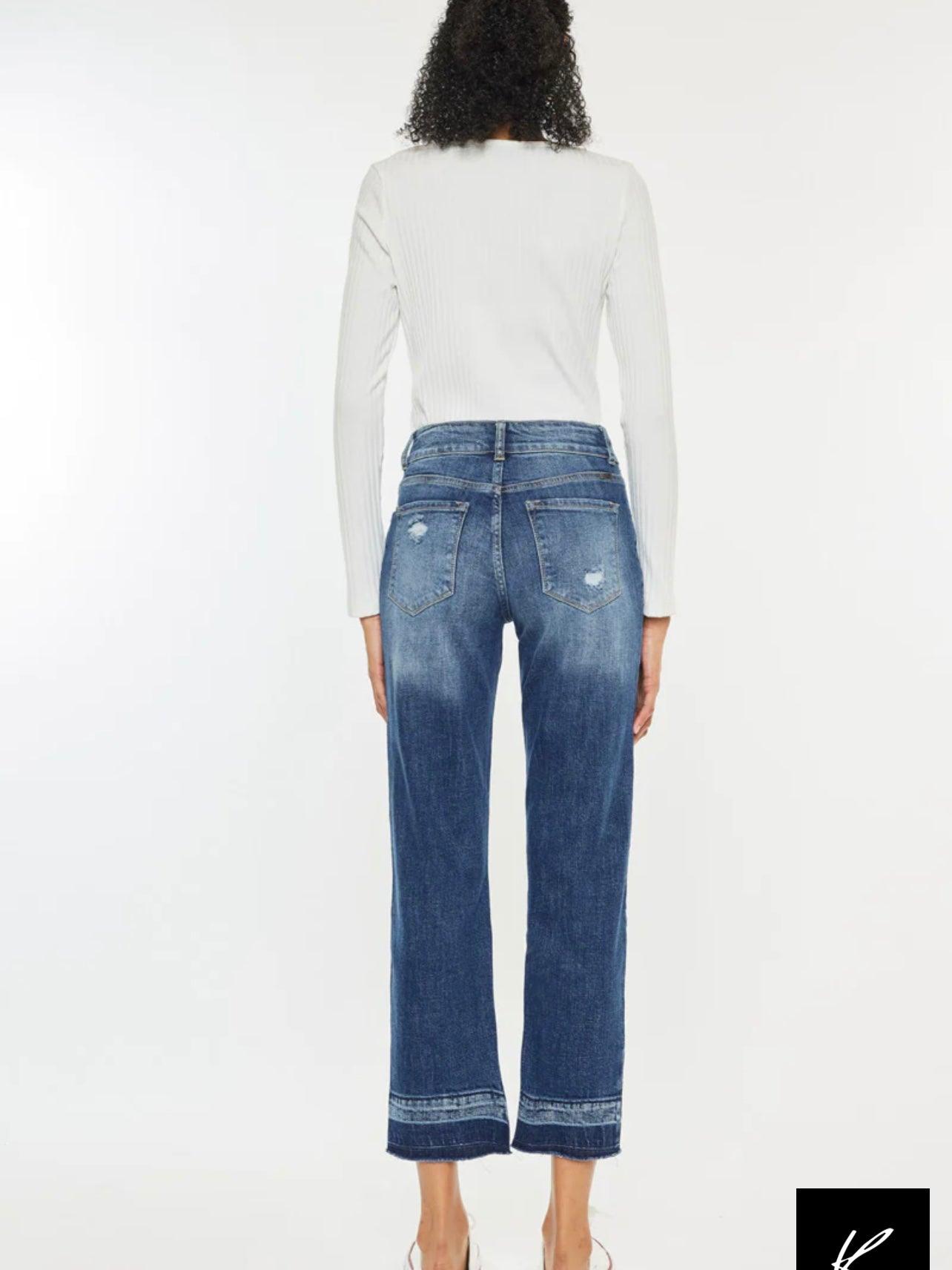 Georgia High Rise Slim Straight