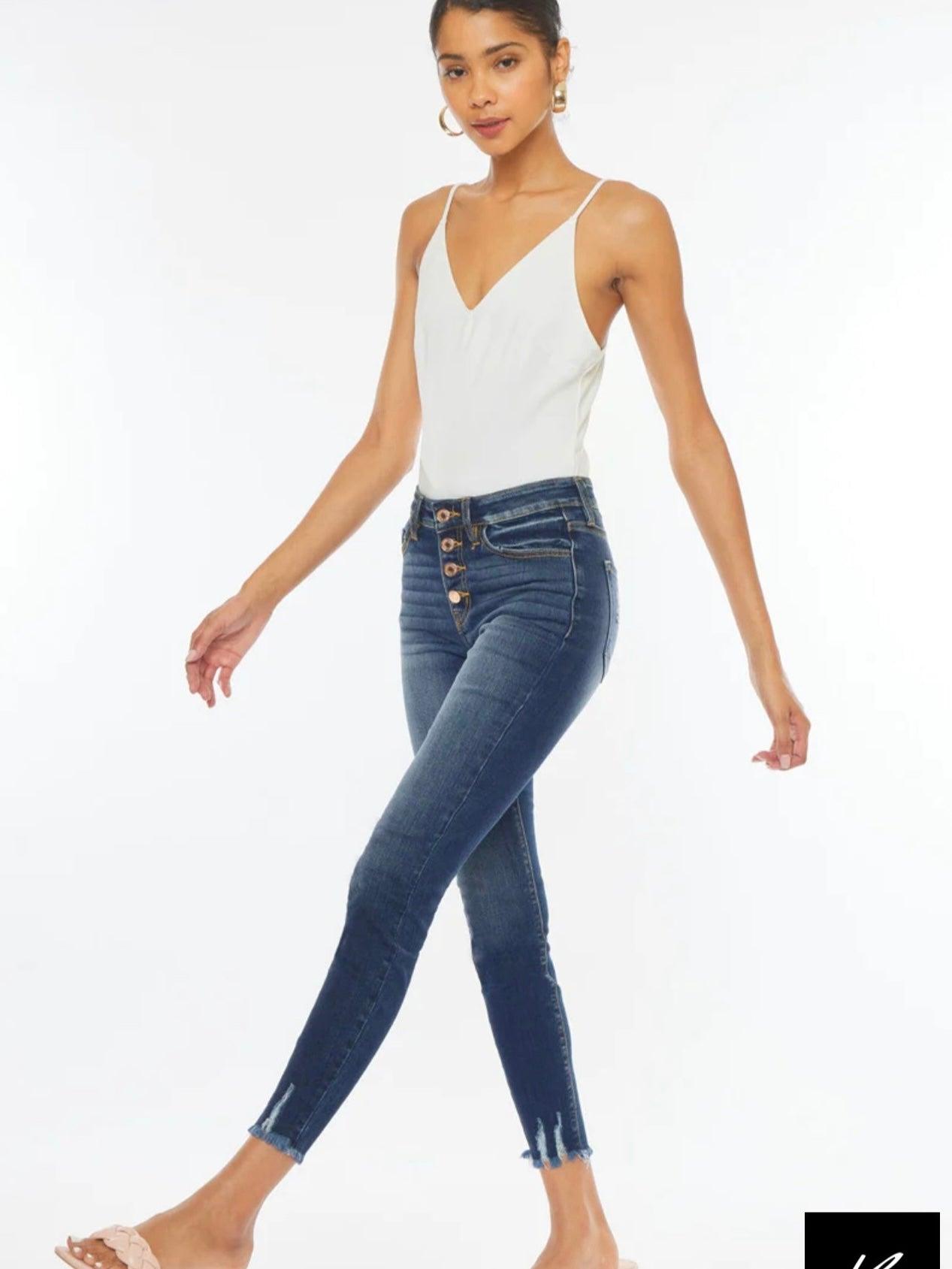 Jenny High Rise Ankle Skinny Jean