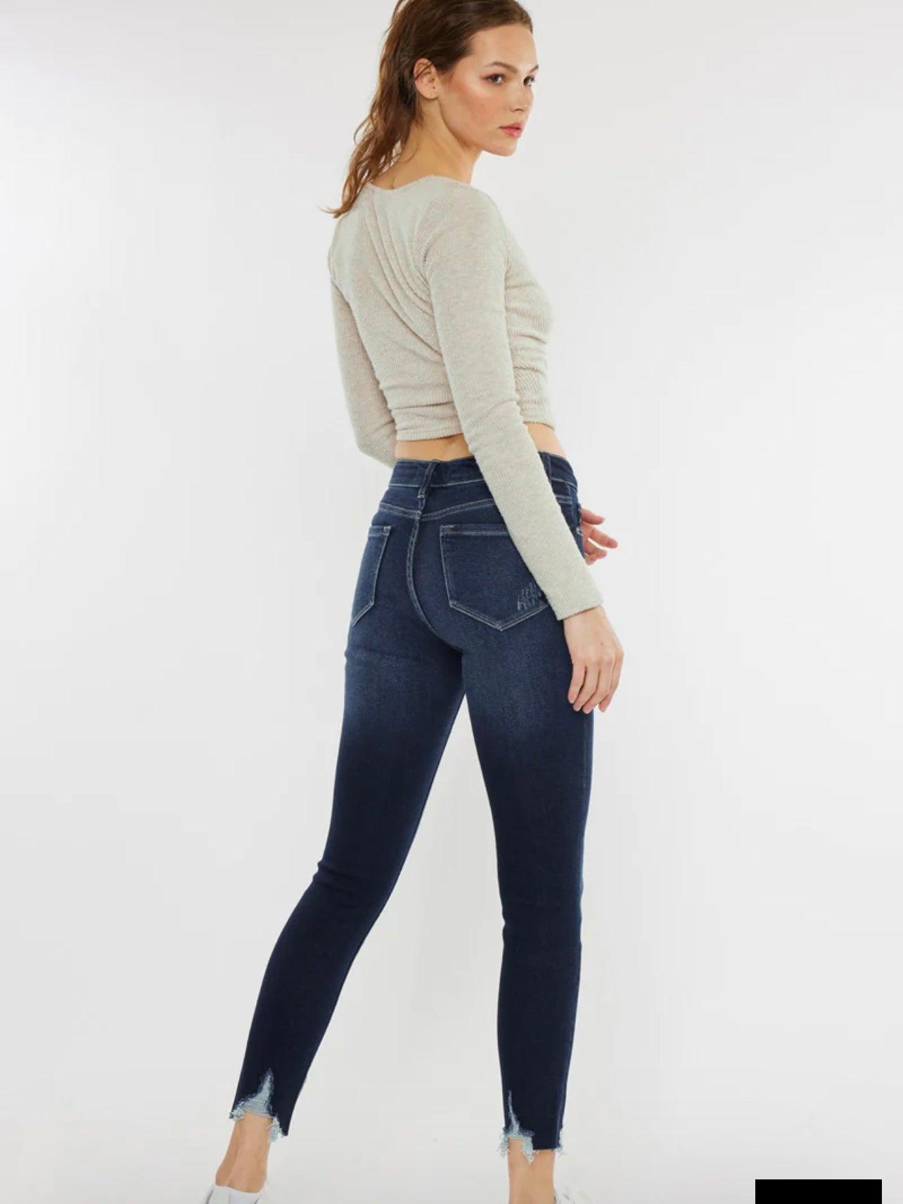 Aiya High Rise Ankle Skinny