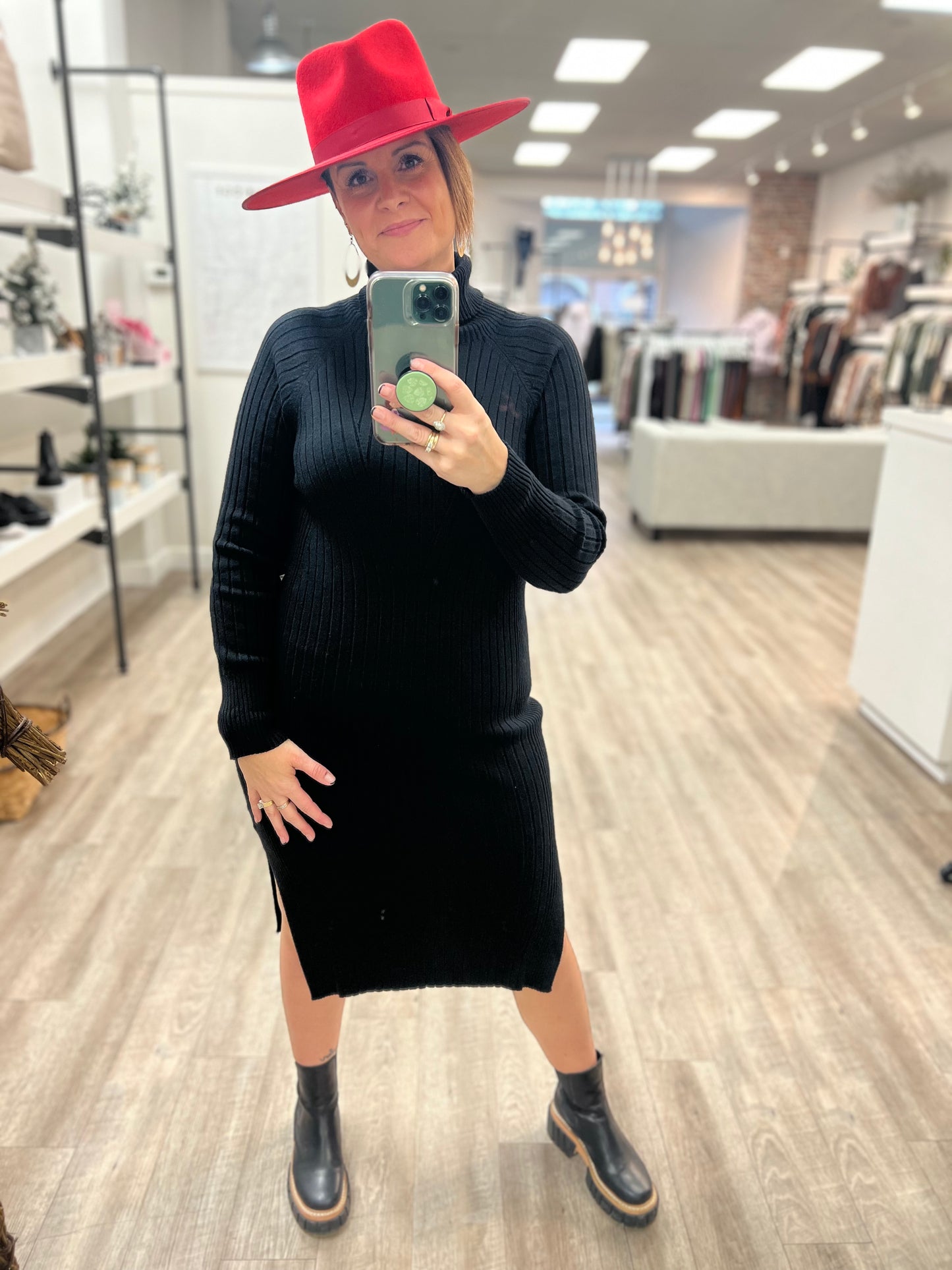 Black Sweater Dress