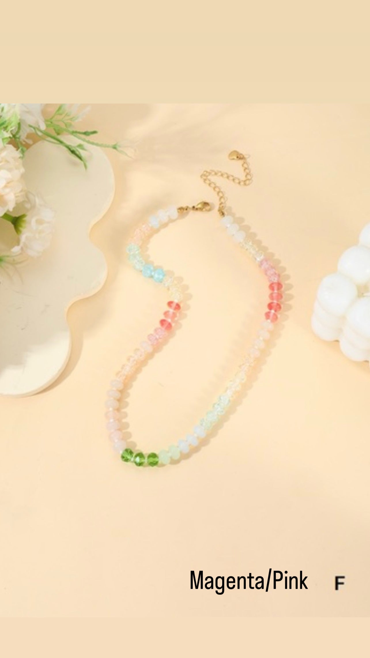 Natural Agate Gemstone Necklaces