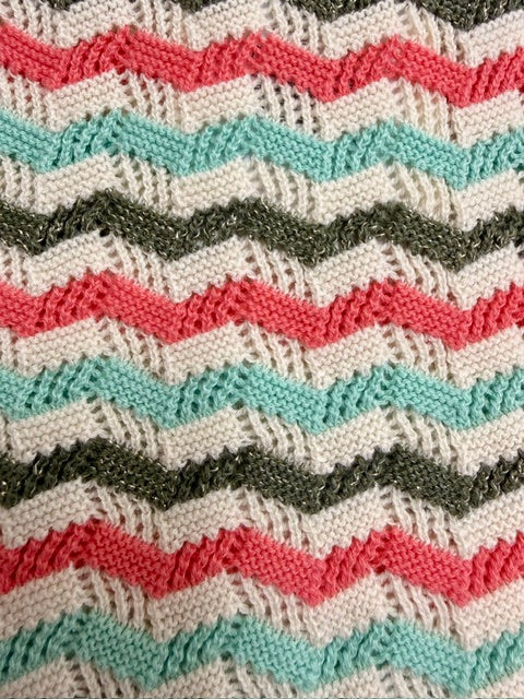 Sunbeam Stripe Knit Tank in Whitecap