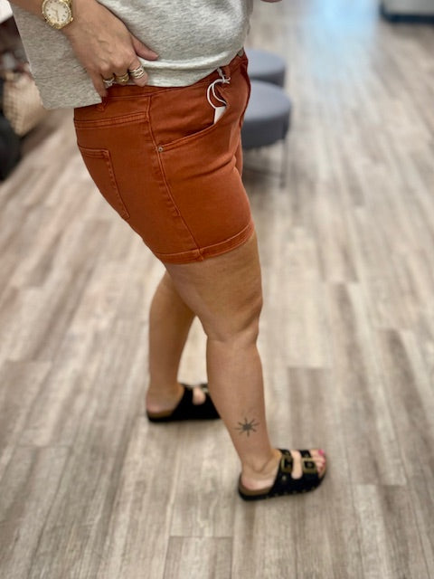 Warm Breeze Shorts in Rust