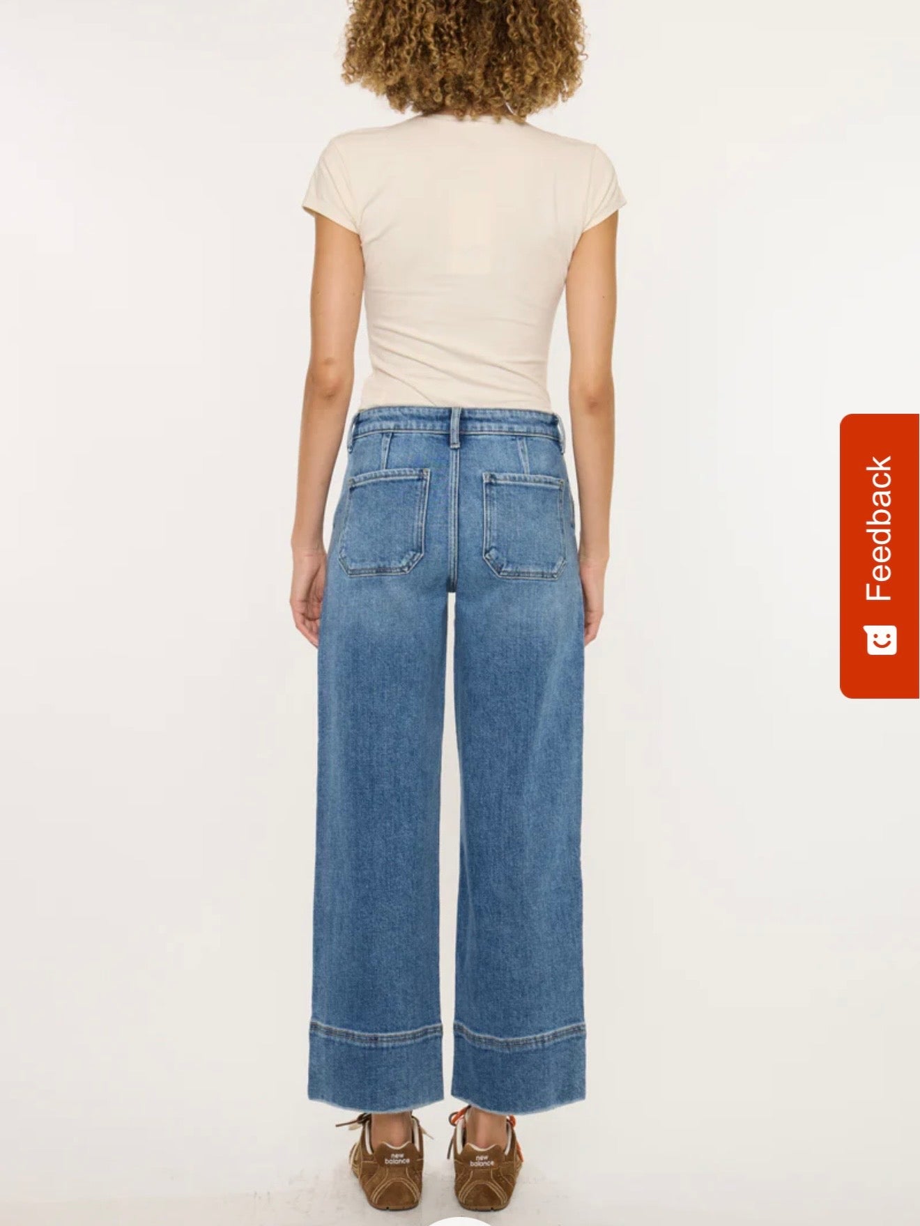 Diane High Rise Wide Leg Jeans
