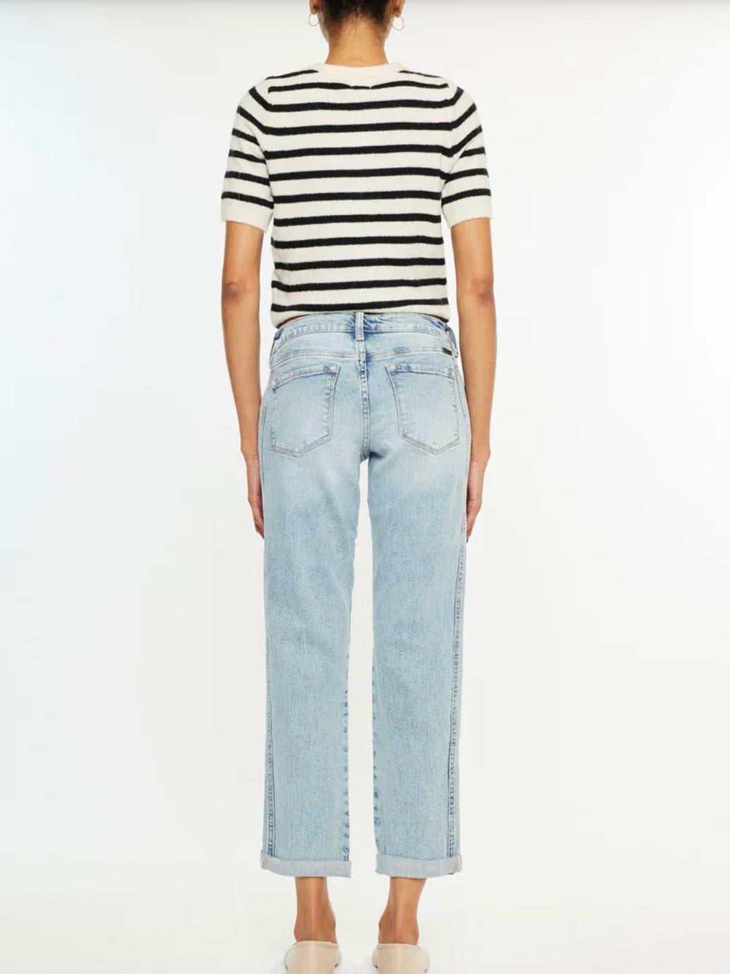 Leonel Mid Rise Boyfriend Jeans