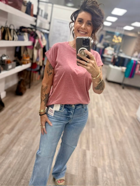The Remi Tee in Red