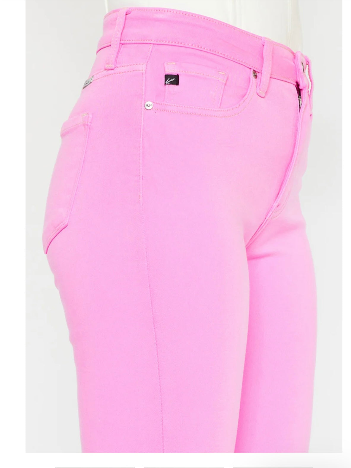 Betsy High Rise Bootcut in Pink