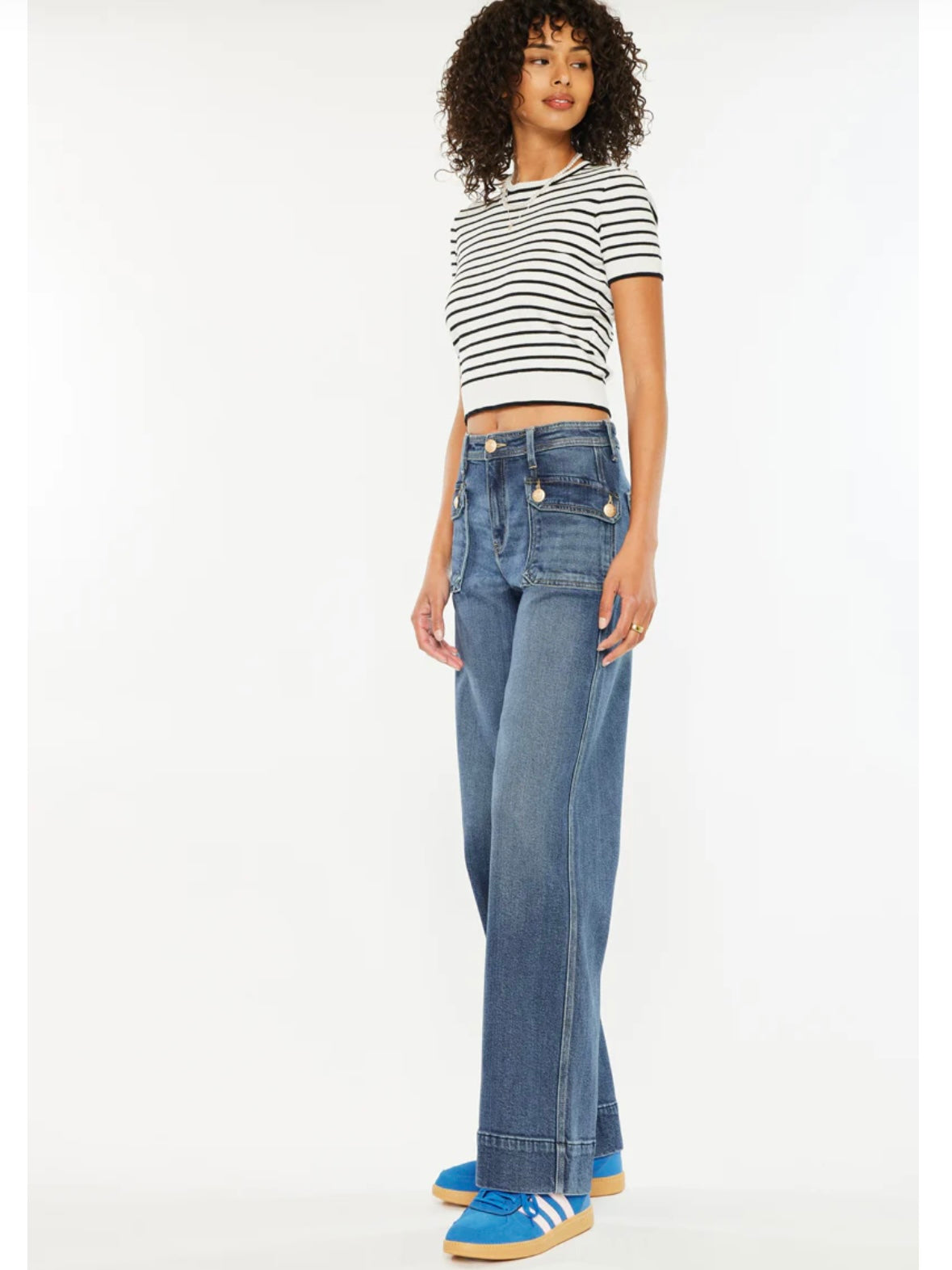 Luka High Rise Wide Leg Jeans