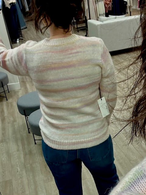 Dreamy Stripe Knit in Rainbow