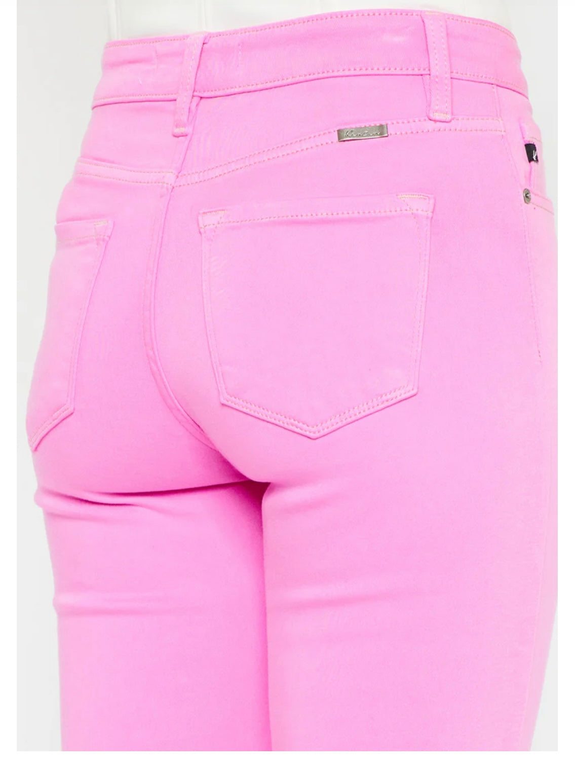Betsy High Rise Bootcut in Pink