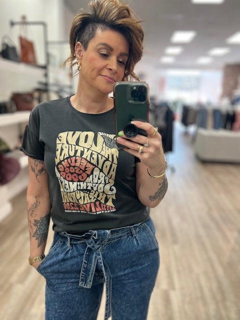 The Love Adventure Shirt in Antracite