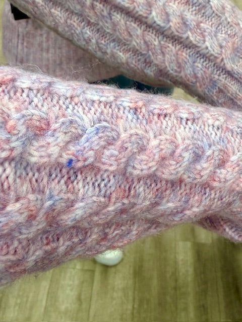 Lavender Luxe Cable Knit