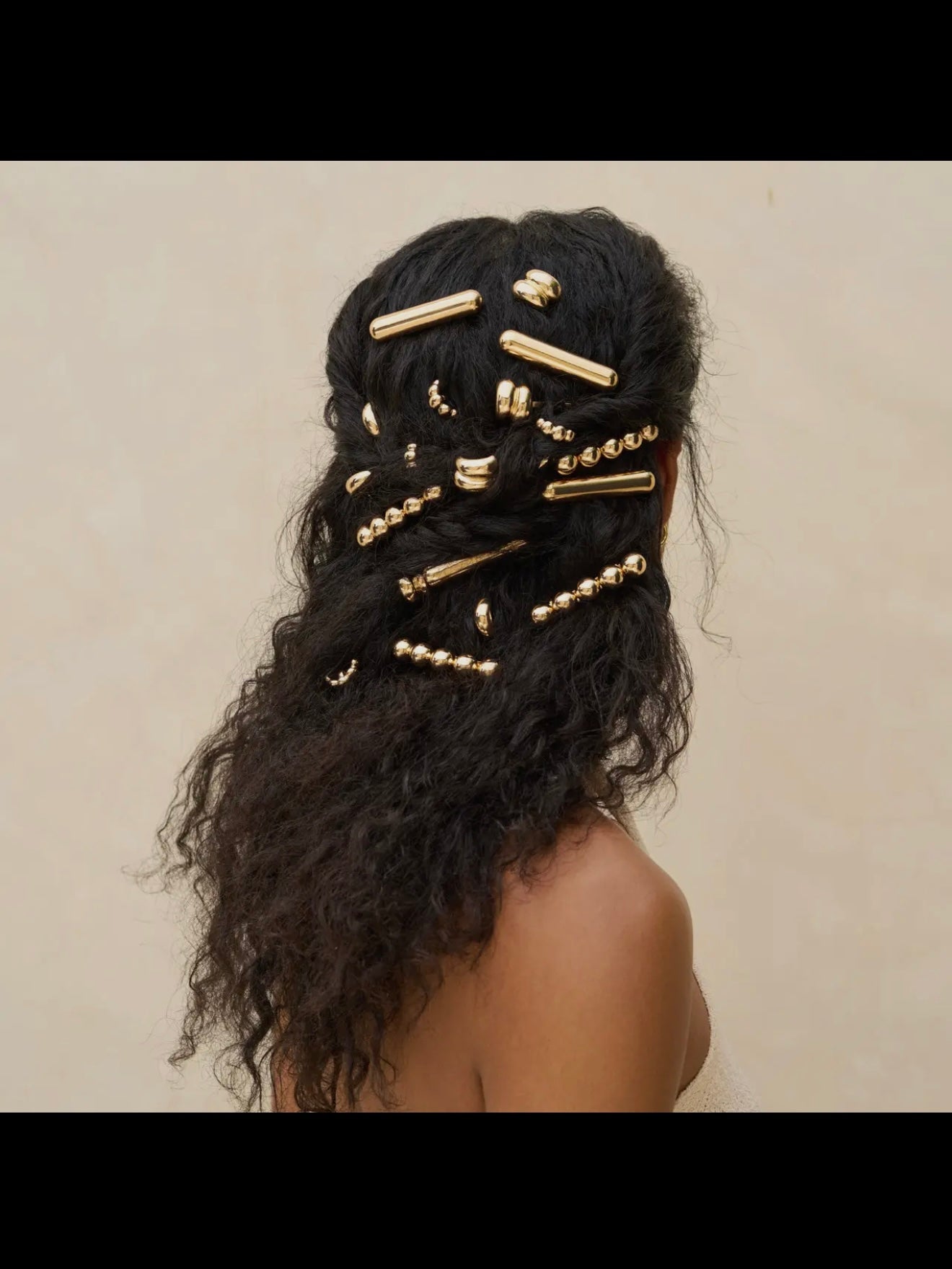 Kitsch Gold Metal Pony Pins 3 Pc Set