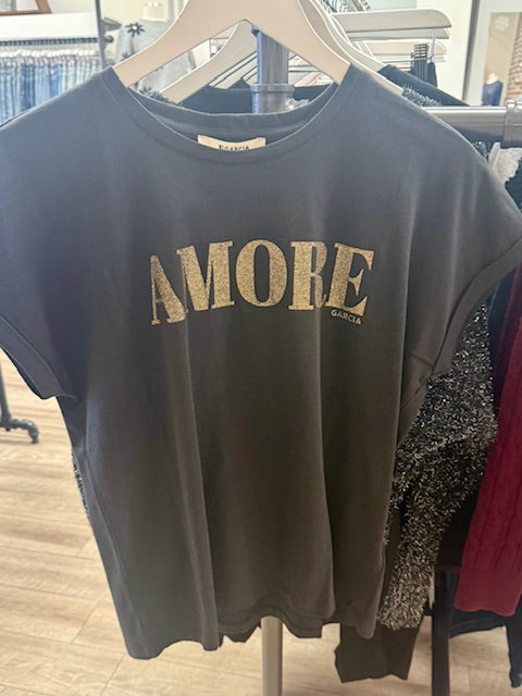 Amore T-Shirt in Antracite