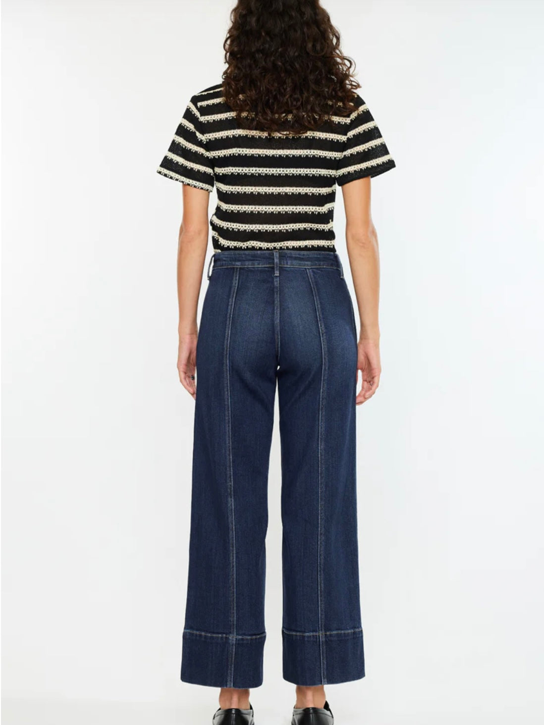 Ashley High Rise Wide Leg Jeans
