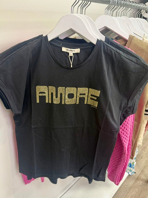 Amore Tee in Antracite