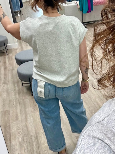 The City Stroll High Rise Barrel Jeans