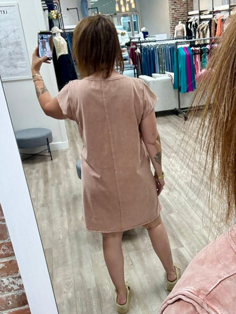 The Dusty Rose Relaxed Dress