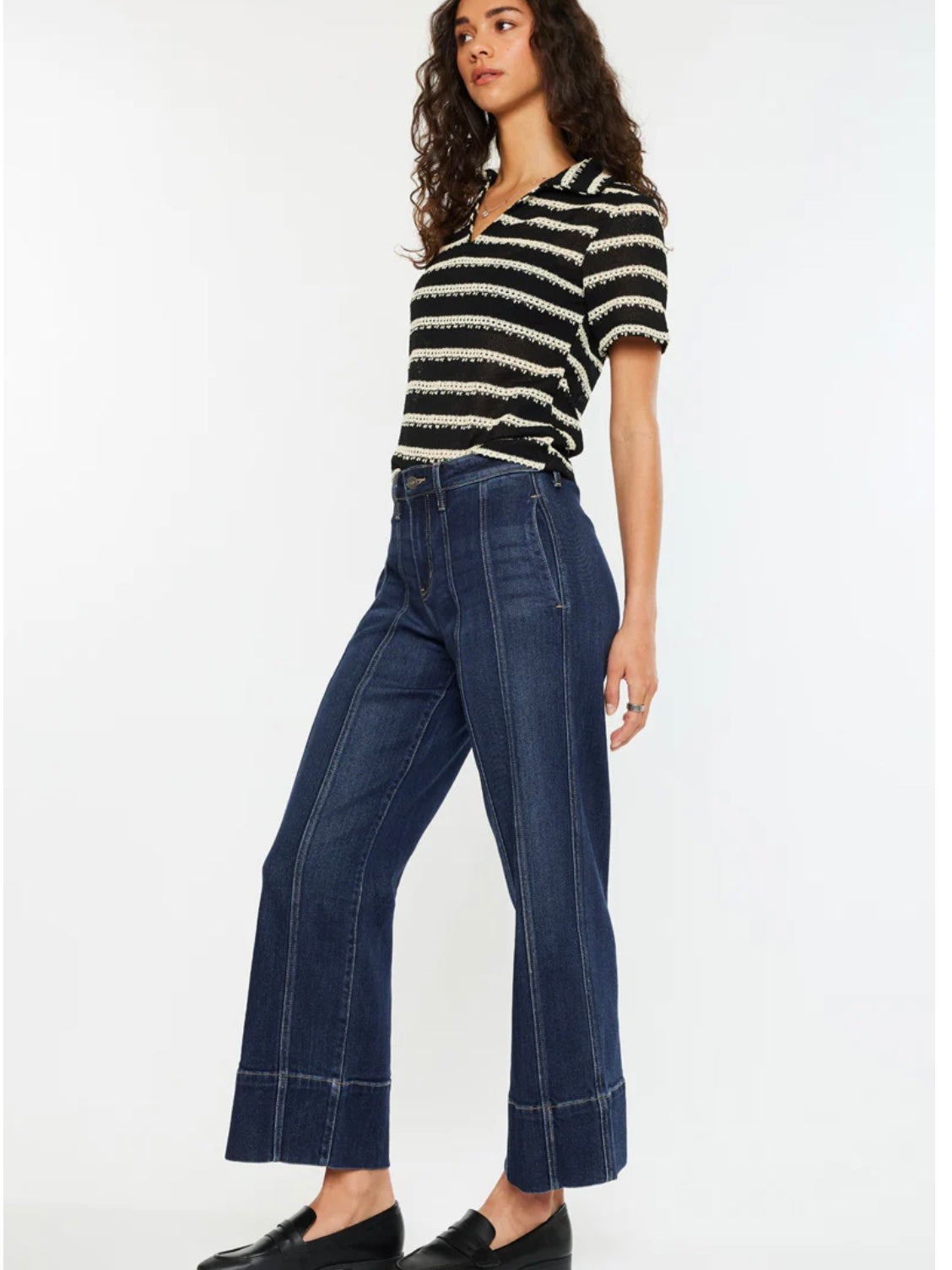 Ashley High Rise Wide Leg Jeans