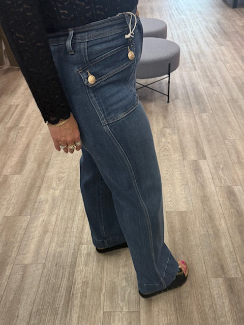 Luka High Rise Wide Leg Jeans