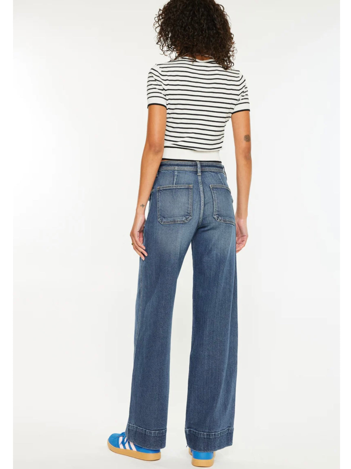Luka High Rise Wide Leg Jeans