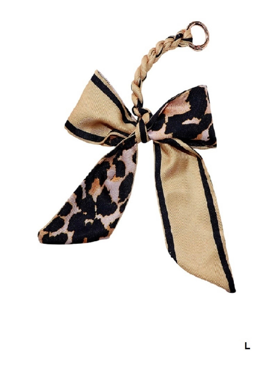 Handmade Scarf Bag Charm Keychain