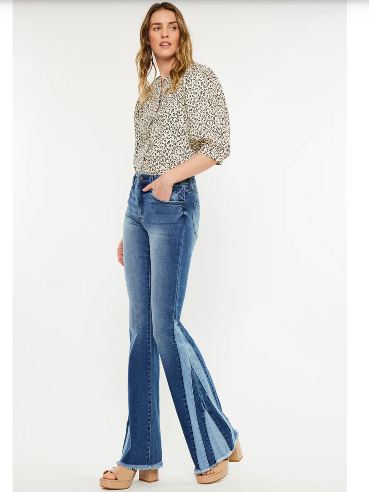 Treasure High Rise Flare Jeans