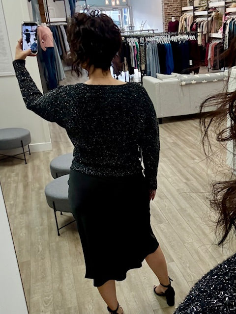 The Slip Skirt in Black