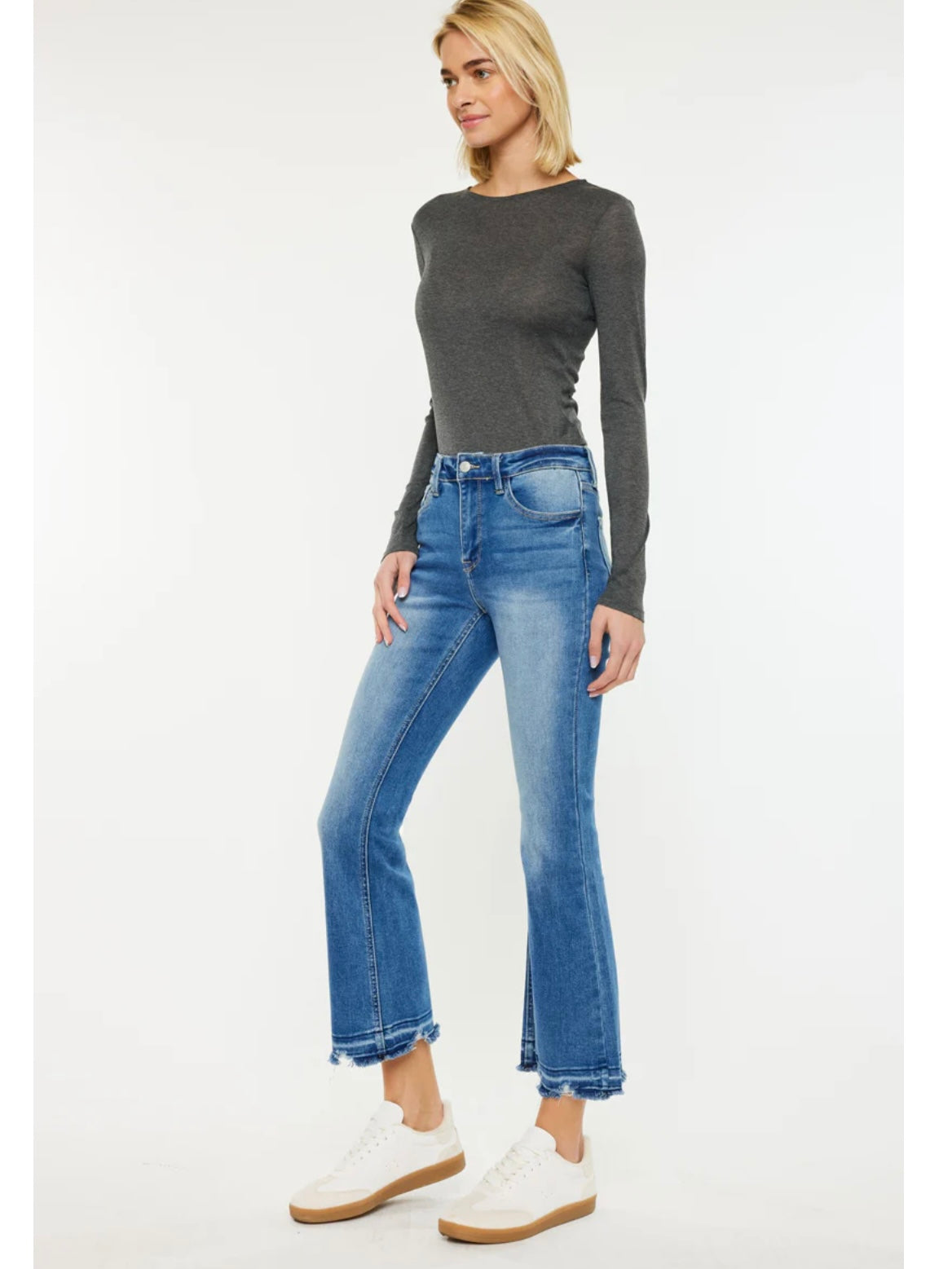 Volumina High Rise Crop Bootcut