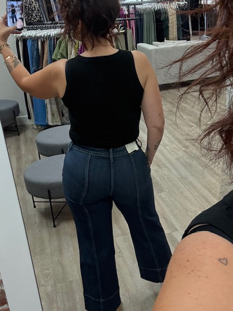 Ashley High Rise Wide Leg Jeans