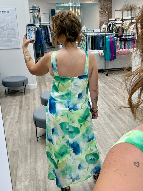 Brushstroke Beauty Maxi Dress