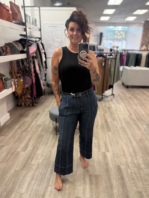 Ashley High Rise Wide Leg Jeans