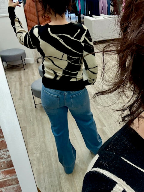 Midnight Botanical Knit