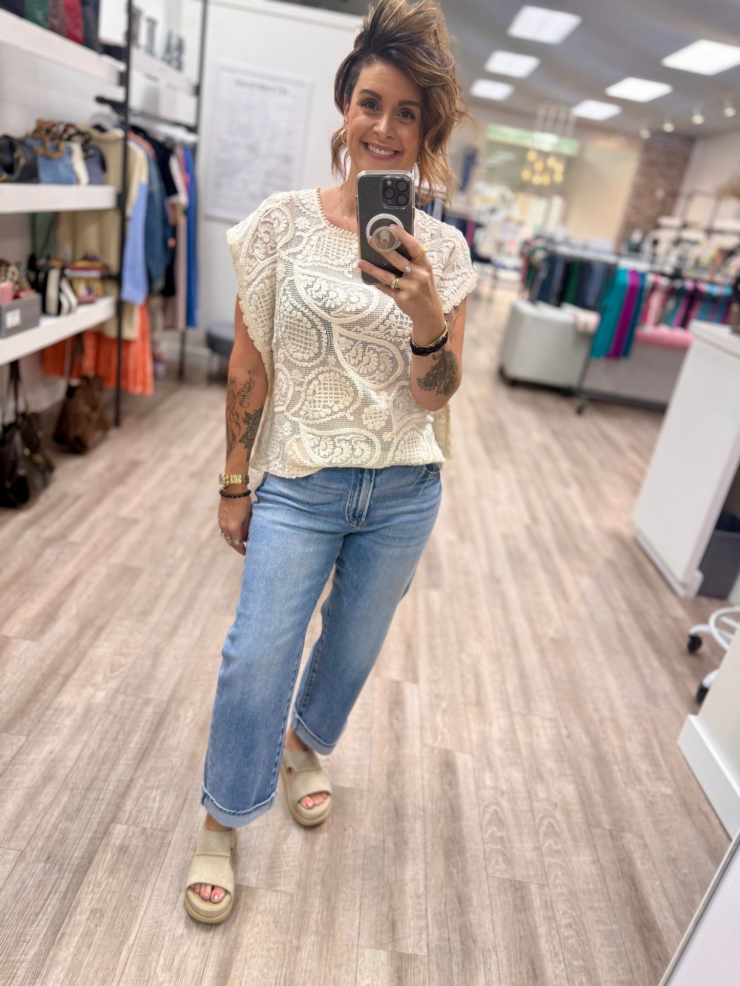 The Forever Feminine Blouse in Ercu
