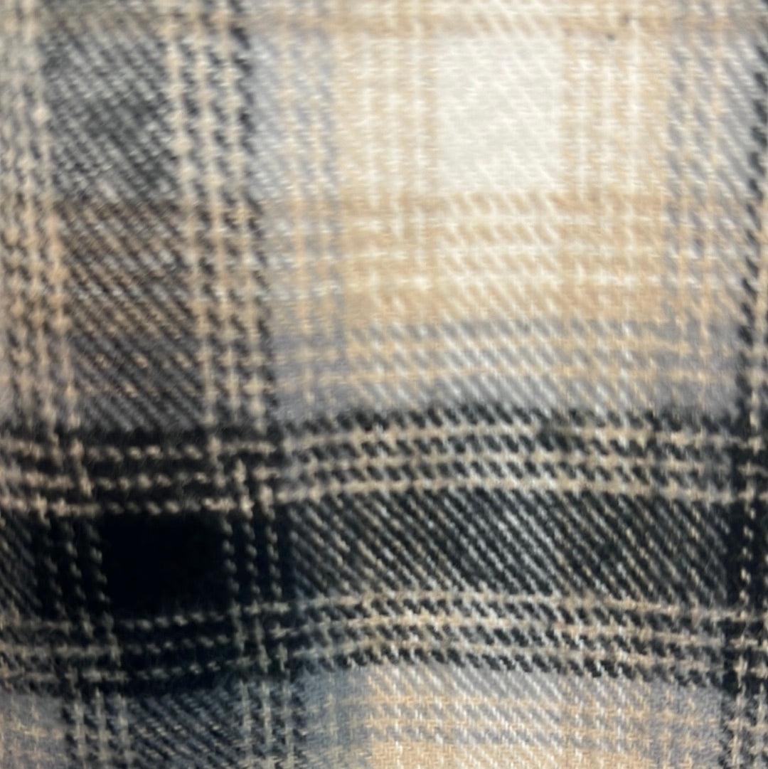 Plaid Taupe Shacket