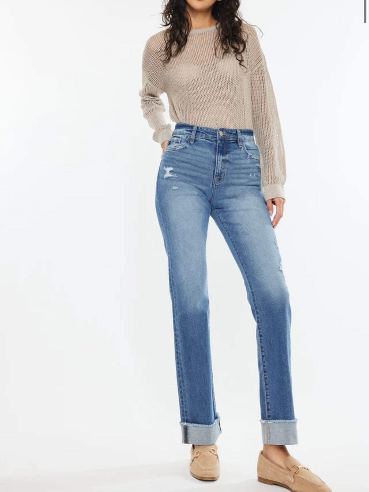 Trini High Rise Straight Jean