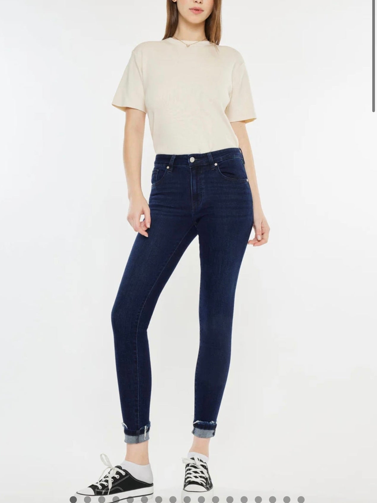 The Alameda High Rise Ankle Skinny Jeans