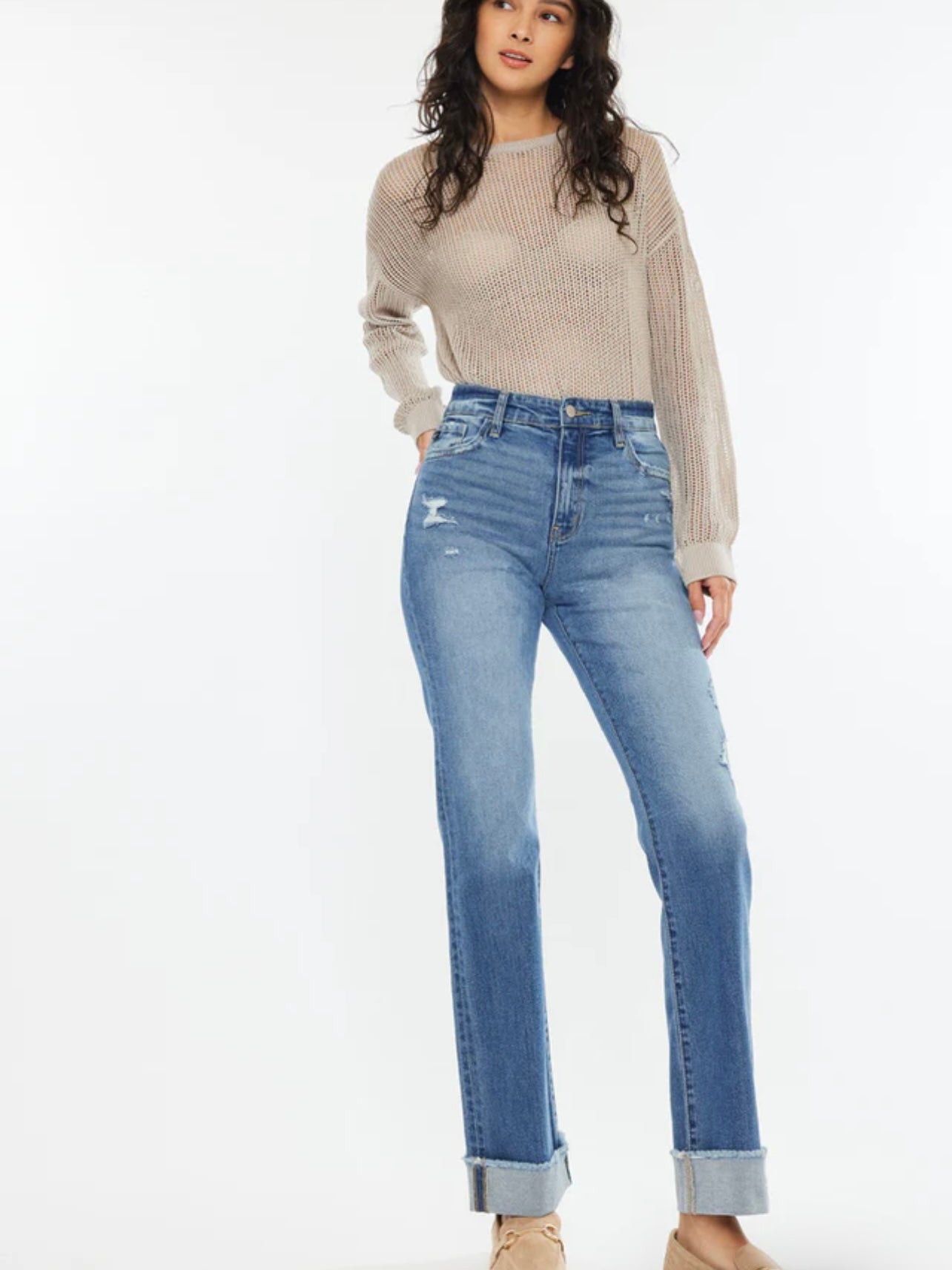 Trini High Rise Straight Jean