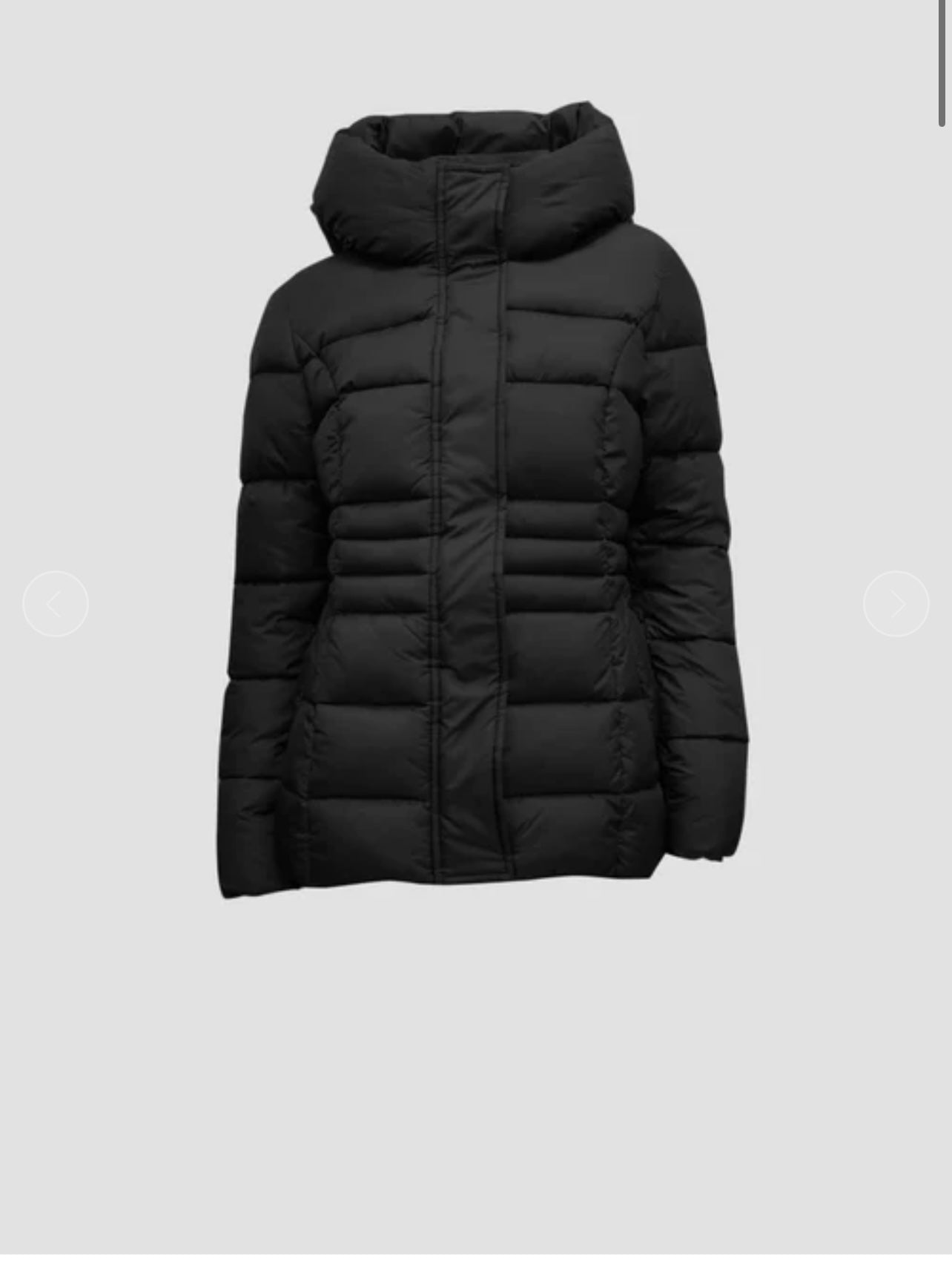 Point Zero Winter Puffer Jacket in Black