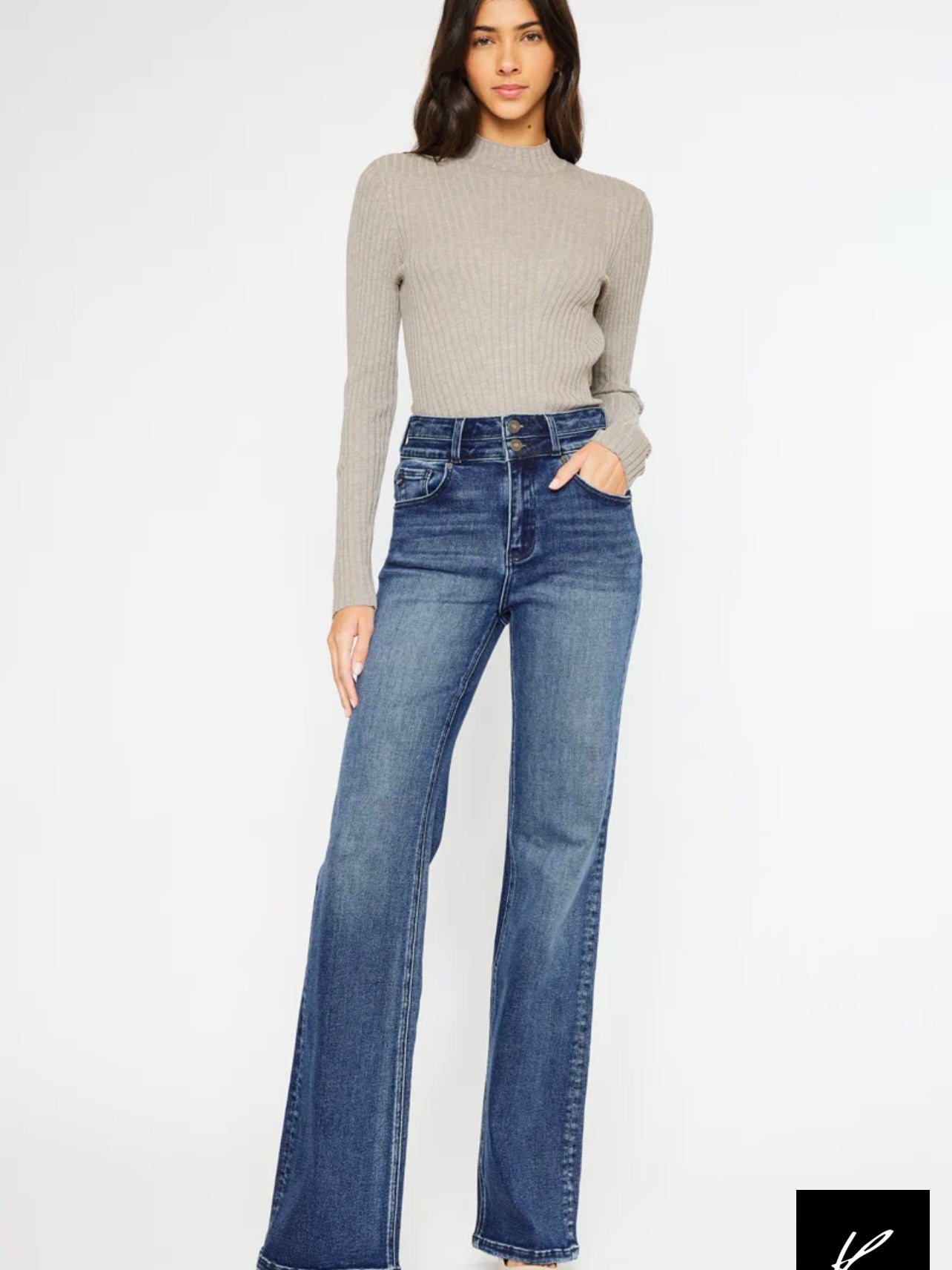 The Onyx High Rise Holly Flare Jeans