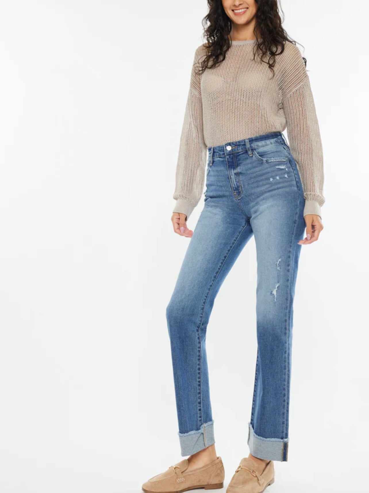 Trini High Rise Straight Jean