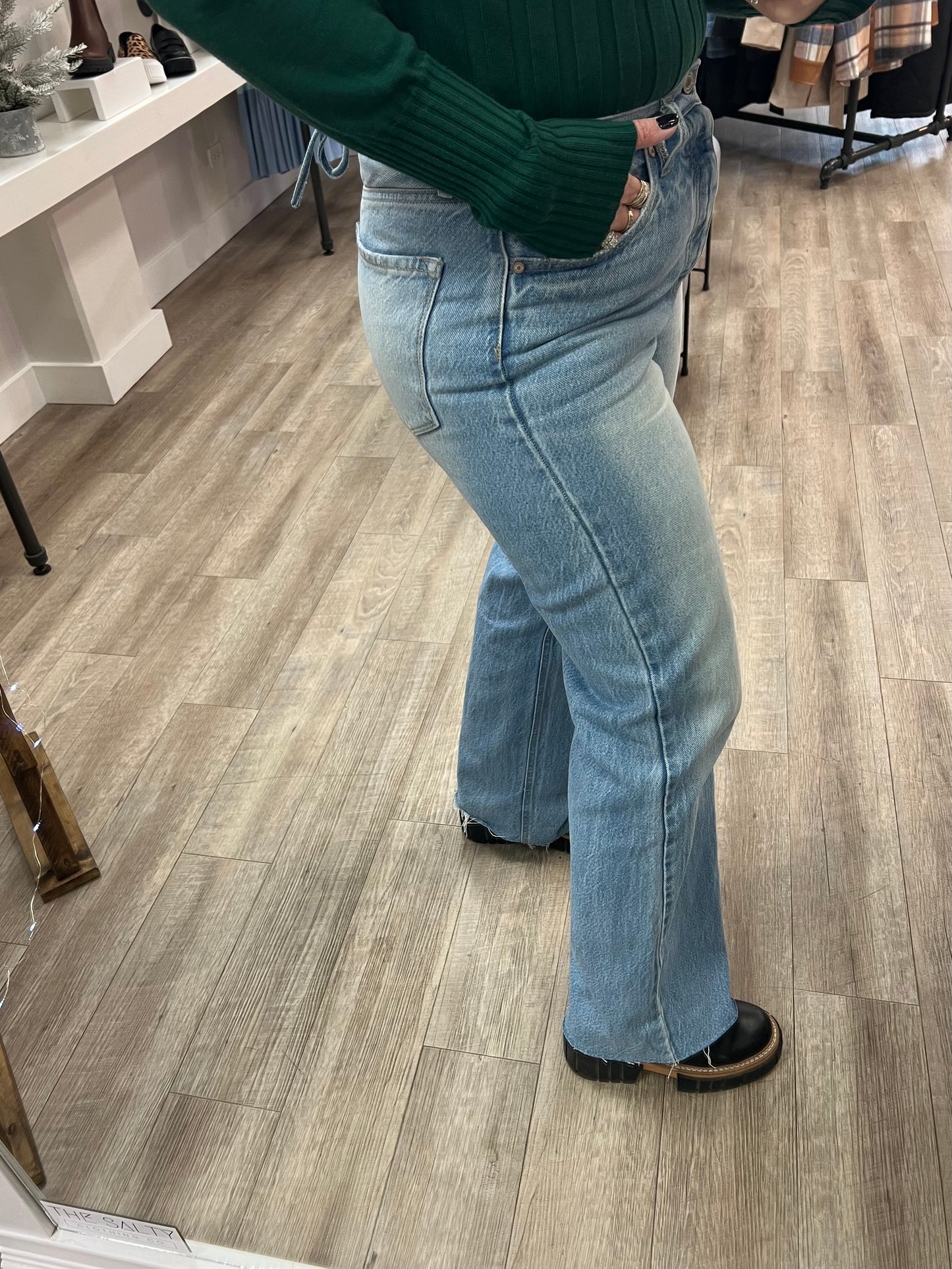 Becca High Rise 90's Flare Jeans