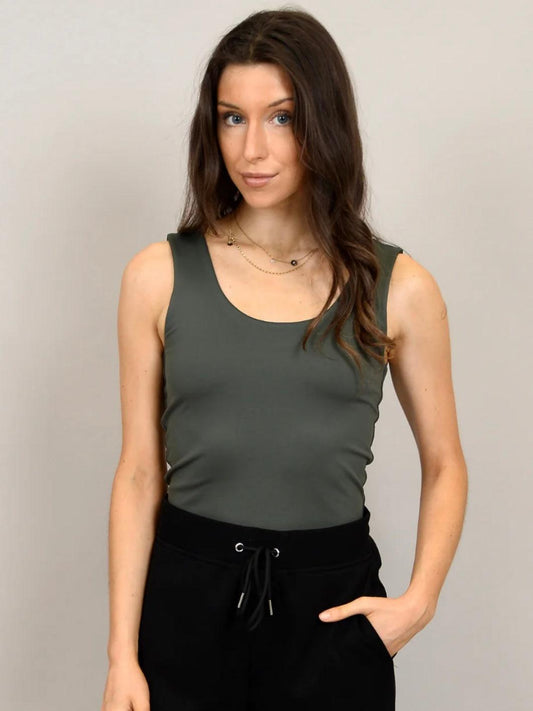 Tanith Tank Top in Ivy by Second Skin