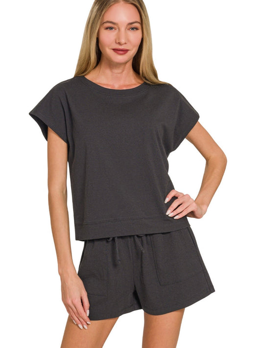 Midnight Breeze Short Set