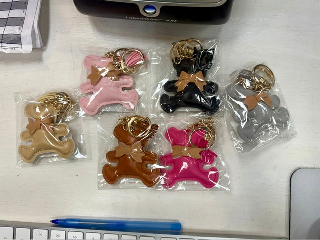 The Bow Bear Keychains